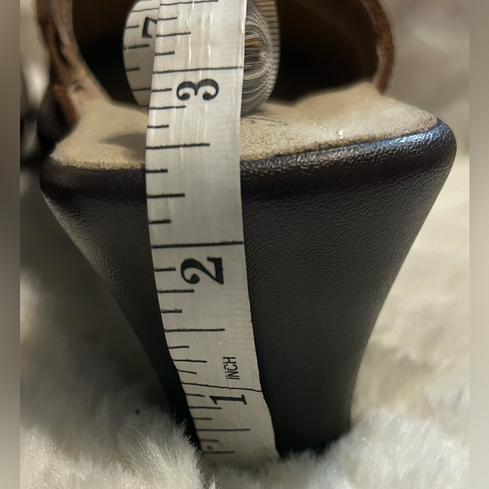 Like new Trotters Brandie Dark Brown Leather Slide in mule women’s size 6.5N - Picture 12 of 13